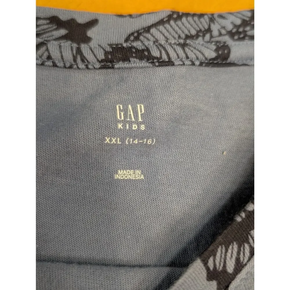 Gap Kids Butterfly Print Dress, Blue with Navy, XXL 14/16, NWOT